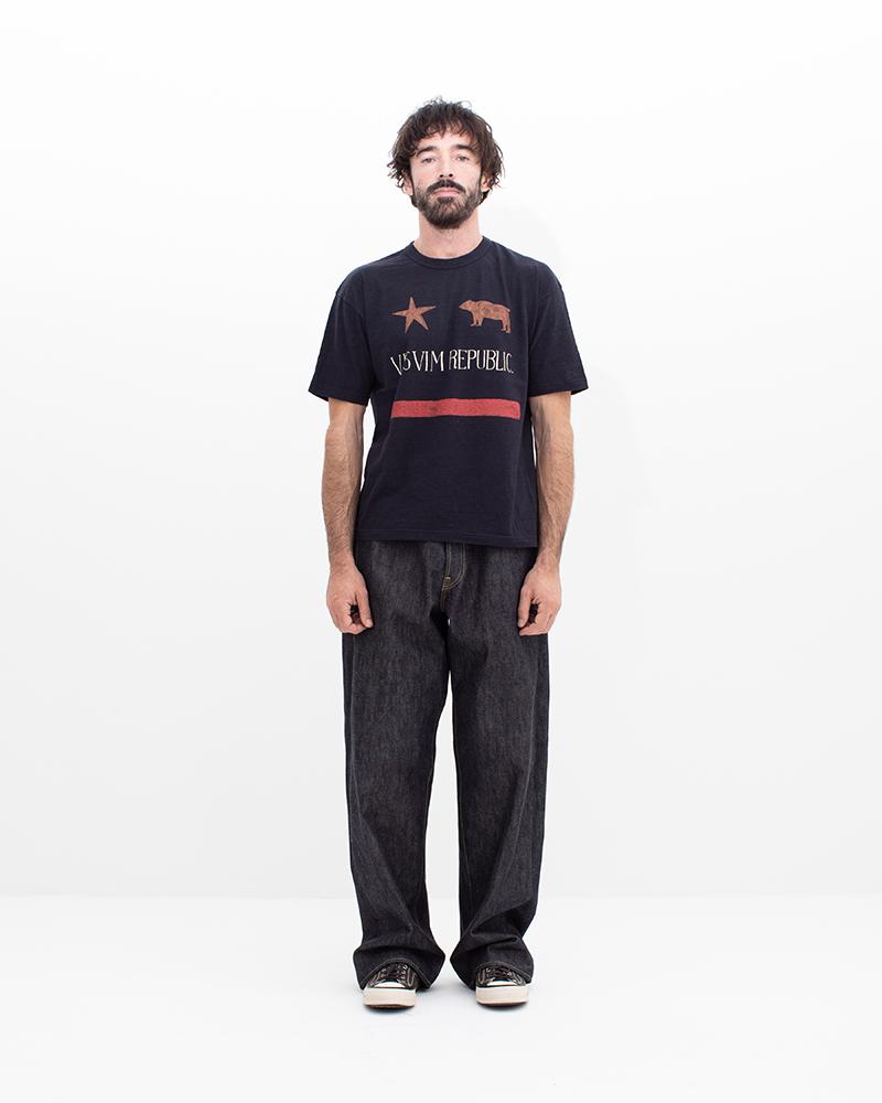 visvim JUMBO TEE S/S サイズ4 NAVY JUMBO TEE S/S (U.D.) | Visvim Official North American Web Store
